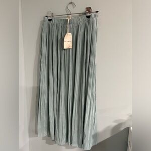 Hem & Thread Light Blue Maxi Skirt